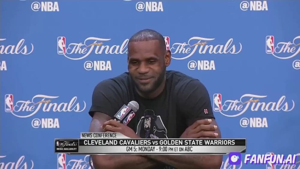 LeBron James AI character