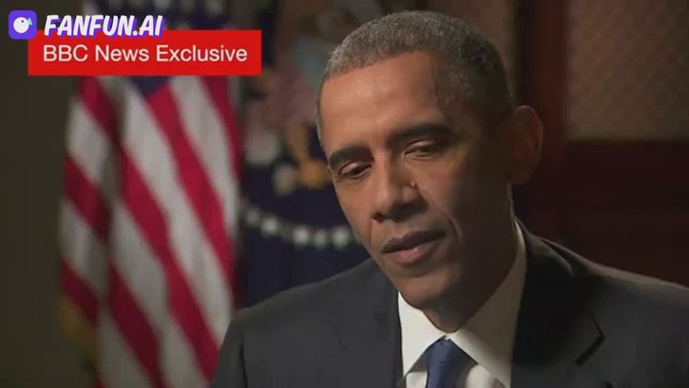 Barack Obama AI character