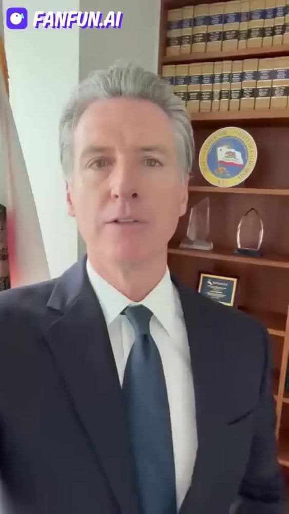 Gavin Newsom AI character