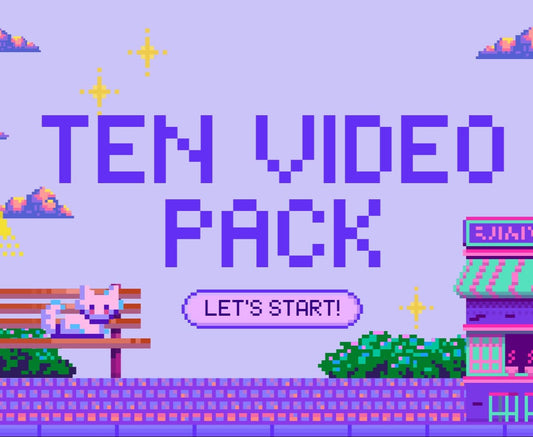10-Video Pack – $4.9 Each (Discount in Cart)